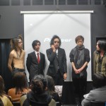 高円寺MUSIC VIBEでの監督、監修のrieさんとTHE OMENSの質疑応答の様子