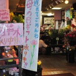 オランダ屋さんの入り口にあるポップ