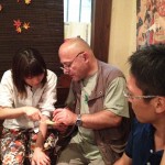 パフォーマーの方との交流の様子
